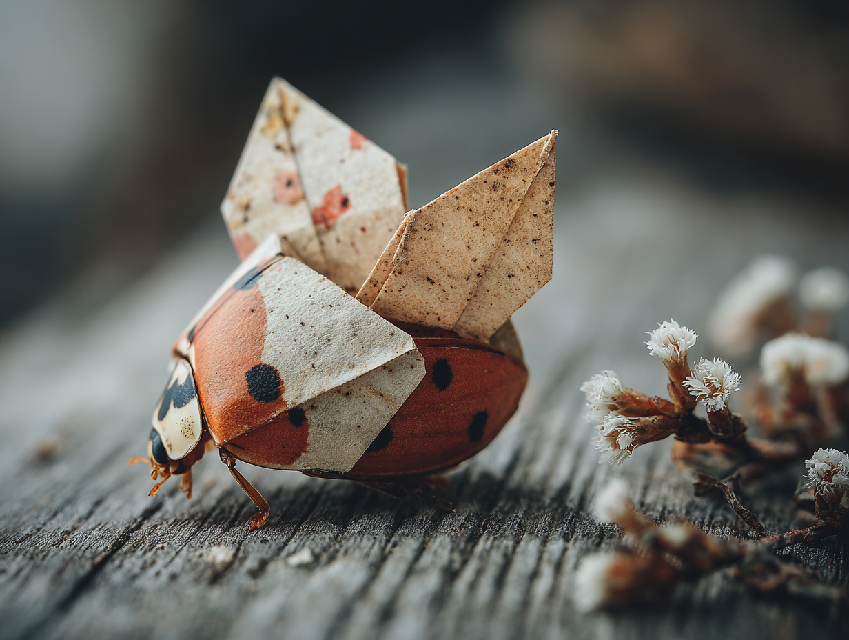 Nature’s origami: the Ladybug’s fold and the mandate for deployable structures