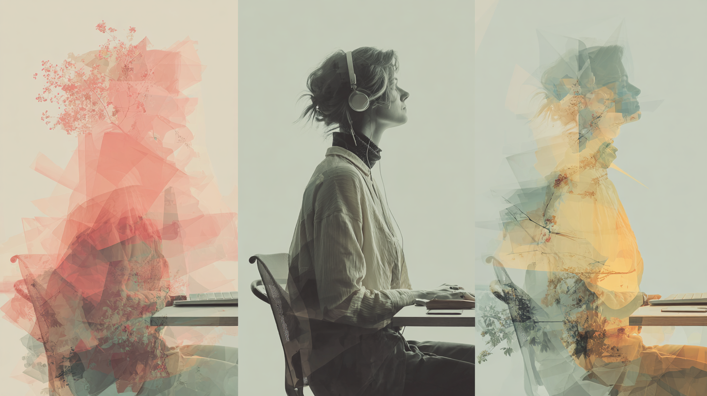 The gentle biomechatronics: guiding posture and calm.